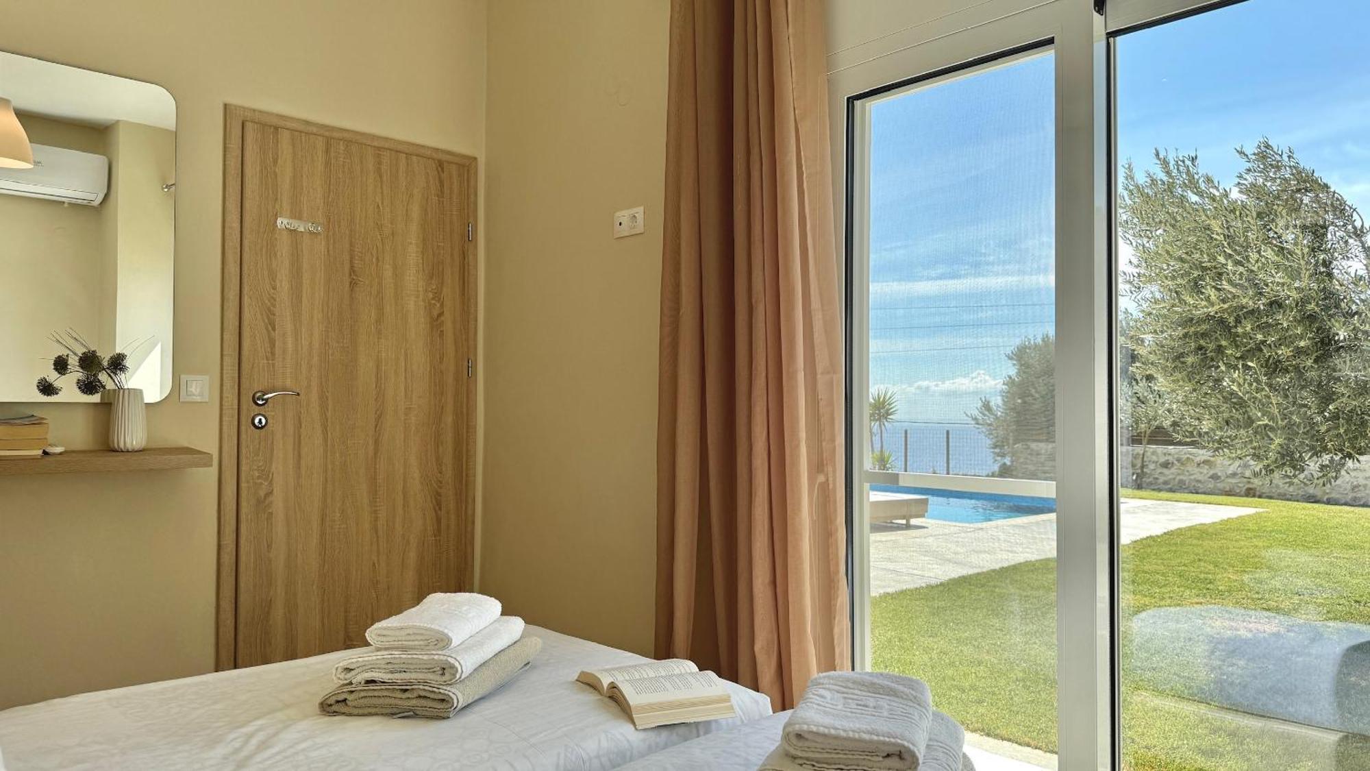 Villa Michael Triopetra Private Villa, Private Swimming Pool, Garden, Panoramic Sunset Kültér fotó