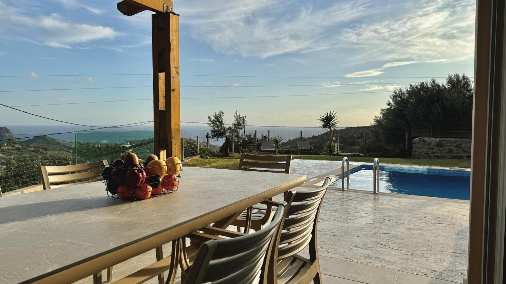 Villa Michael Triopetra Private Villa, Private Swimming Pool, Garden, Panoramic Sunset Kültér fotó
